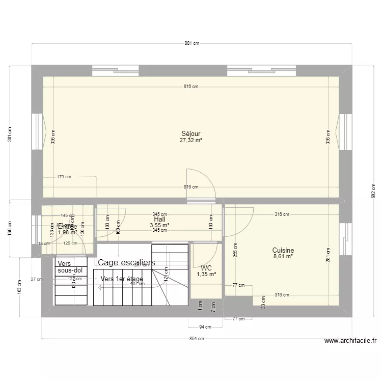 Praz Bûchons 4 . Plan de Praz Bûchons 4 . Plan de