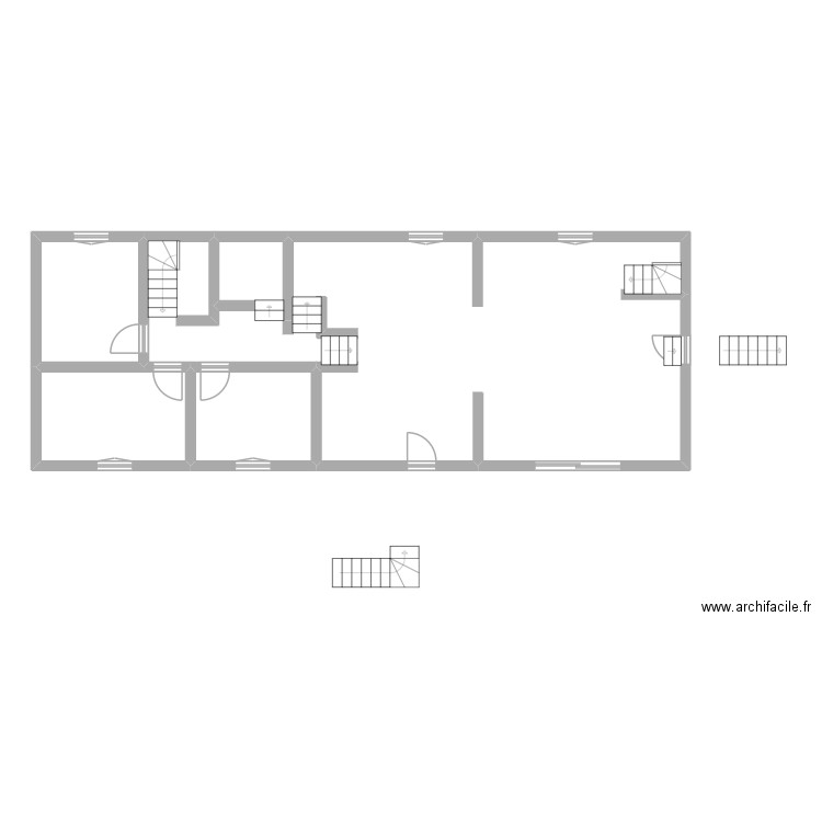 NICOLE_étage. Plan de 4 pièces et 102 m2