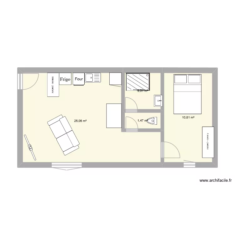 thisy. Plan de 4 et 41 m² thisy. Plan de 4 et 41 m²