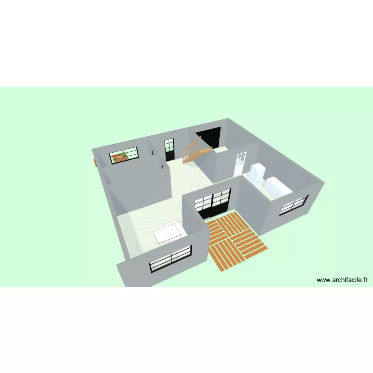 projetbresil3. Plan de 3  et 80 m²