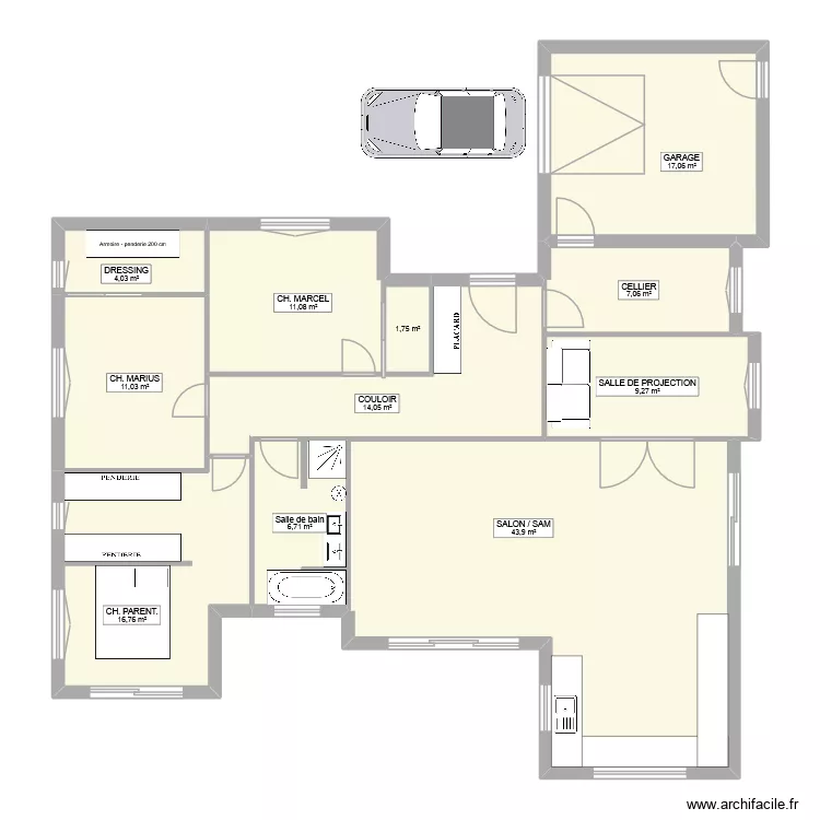 PLAN pp. Plan de 11 et 143 m² PLAN pp. Plan de 11 et 143 m²