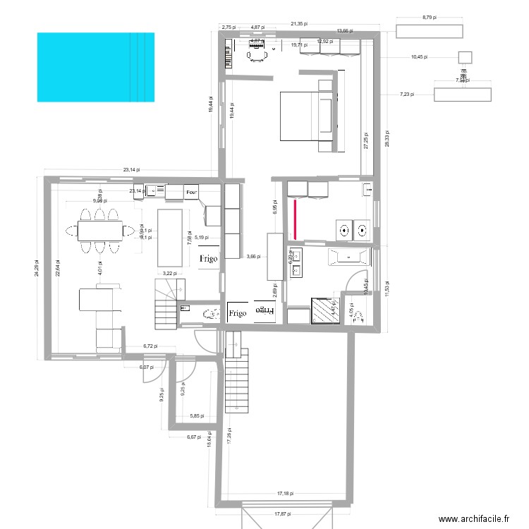 555-5. Plan de 0 pièce et 0 m2