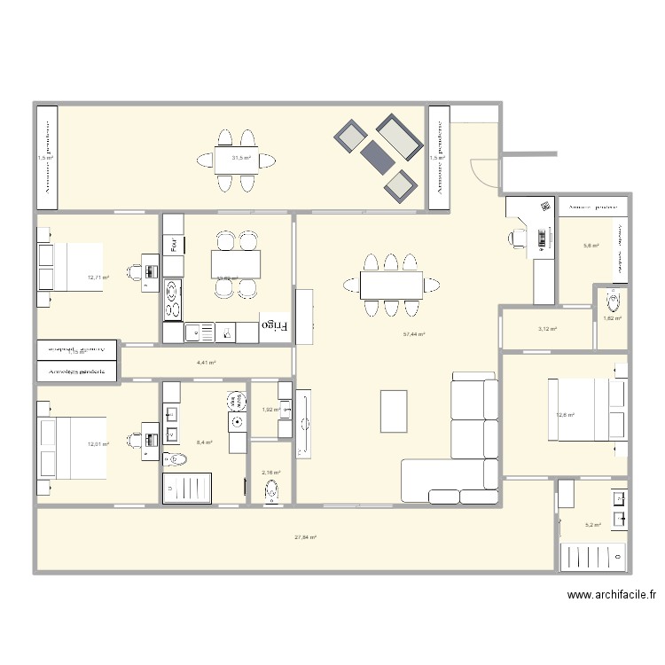 aaaa. Plan de 0 pièce et 0 m2