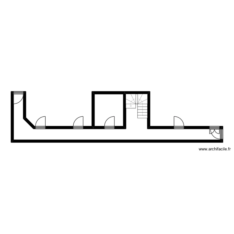 DANIAUD PC. Plan de 5 Pièces et 68 m²