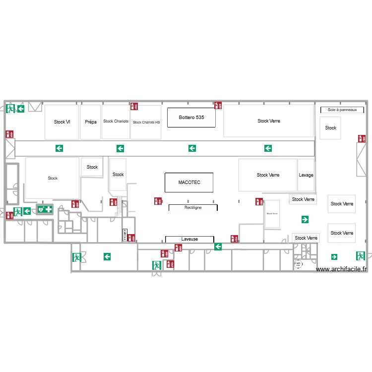 VS BREST plan d\'évacuation. Plan de 0 pièce et 0 m2