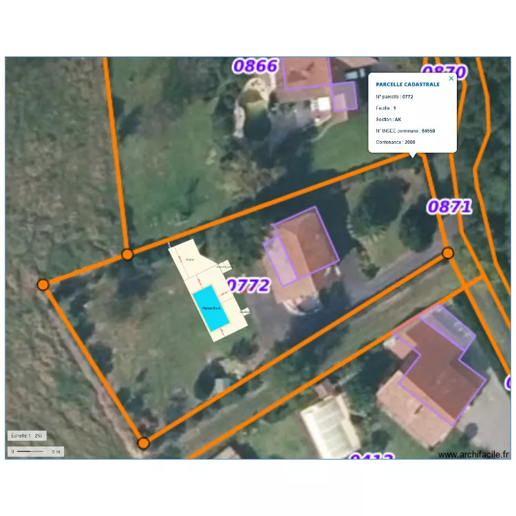 Pojet pscine 08 02 24. Plan de 