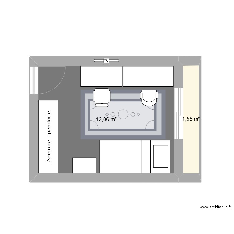 chambre jad. Plan de 0 pièce et 0 m2