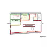 Appartement 3&egrave;me &eacute;tage projet 3&egrave;me fen&ecirc;tre de toit