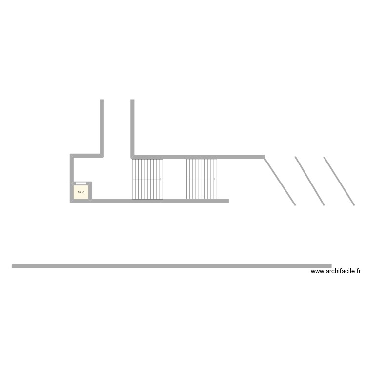 &eacute;tat initial. Plan de 0 pièce et 0 m2