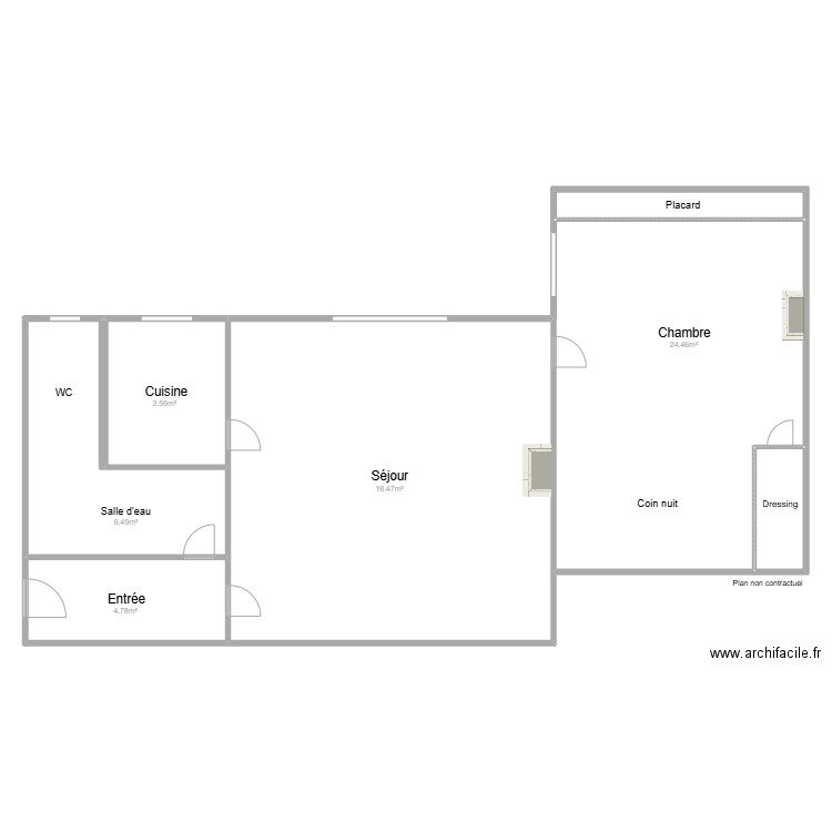 EMSALLEM. Plan de 7 pièces et 392 m2