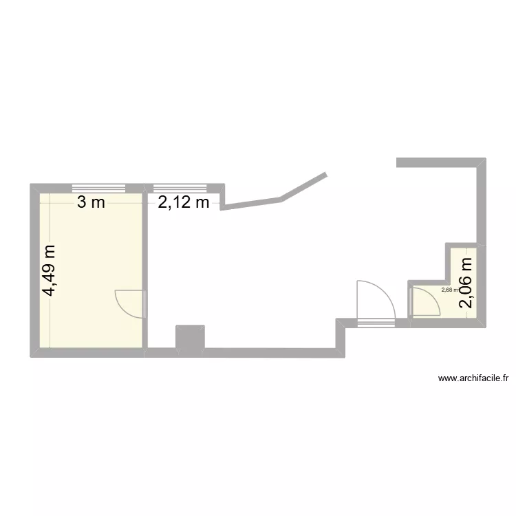 Local EASY GREEN. Plan de 3 et 16 m² Local EASY GREEN. Plan de 3 et 16 m²