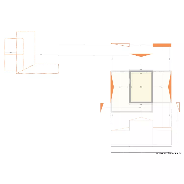 test-plan de coupe. Plan de 