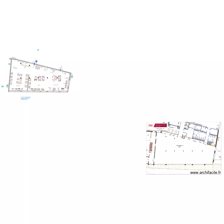 grands lacs Salon Business Engag&eacute;e de l'Aube all&eacute;g&eacute;. Plan de 