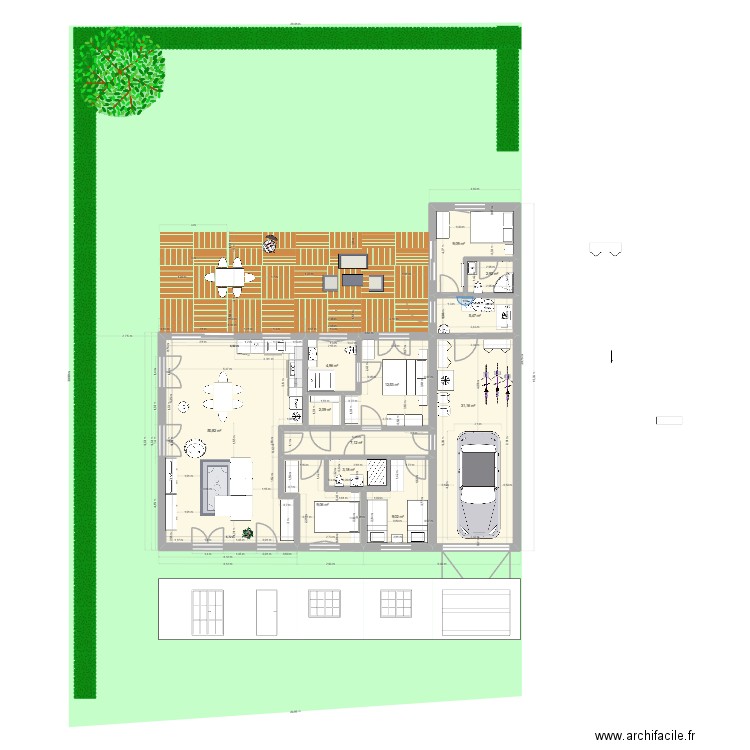 VSM RENO 1. Plan de 12 pièces et 147 m2