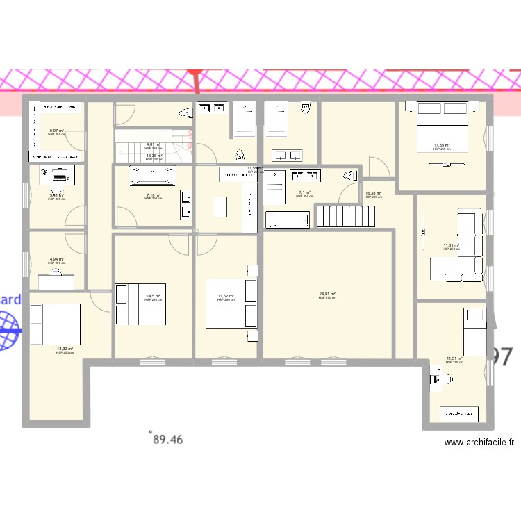 CONDE positionnement conteneur . Plan de 0 pièce et 0 m2