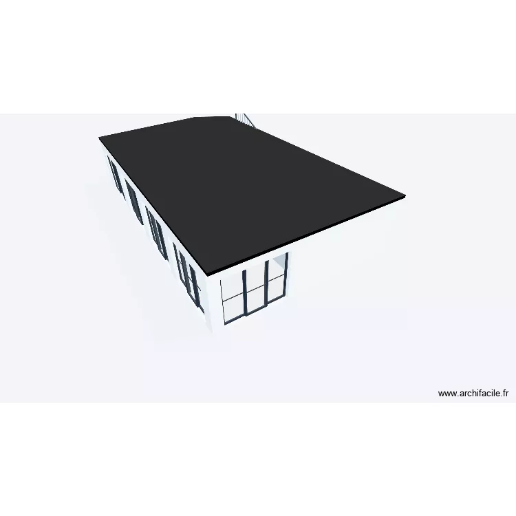 etage 2. Plan de 5  et 81 m²
