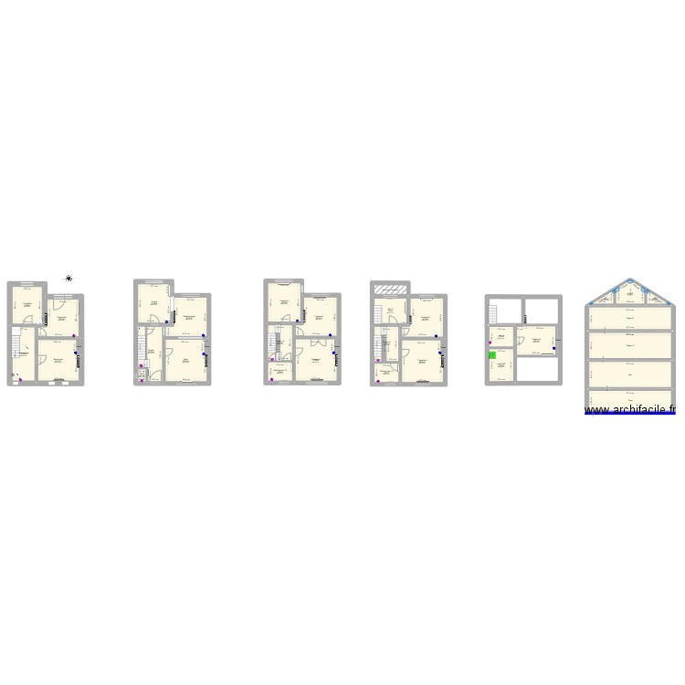 Thomas. Plan de 38 pièces et 382 m2