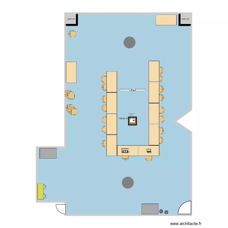 André Berry. Plan de 3 et 150 m² André Berry. Plan de 3 et 150 m²