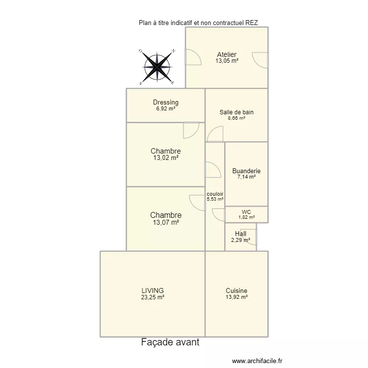 bruly lebrun. Plan de 