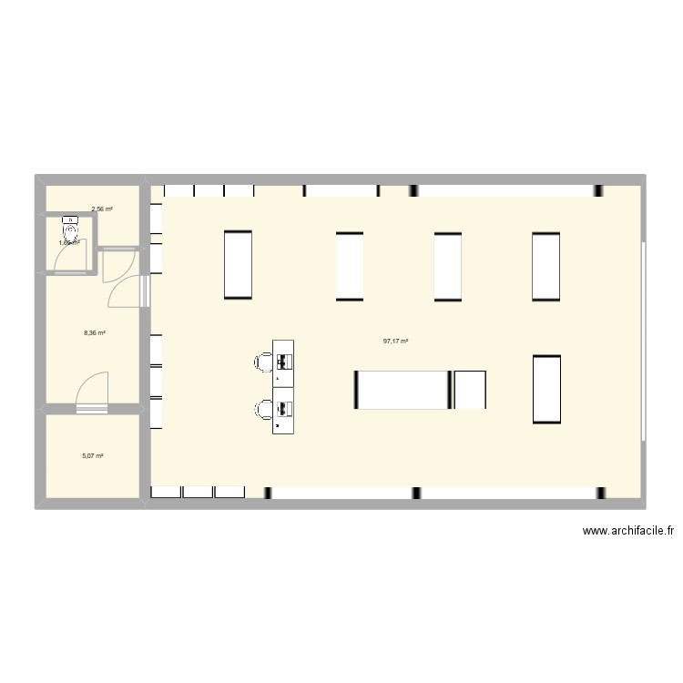 marionnaud. Plan de 0 pièce et 0 m2
