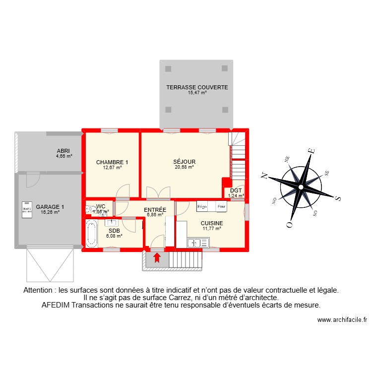 BI25425 -. Plan de 29 pièces et 290 m2
