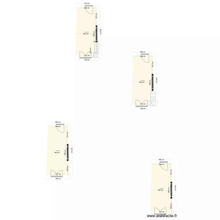 felletin rez de chauss&eacute; vide 1. Plan de 