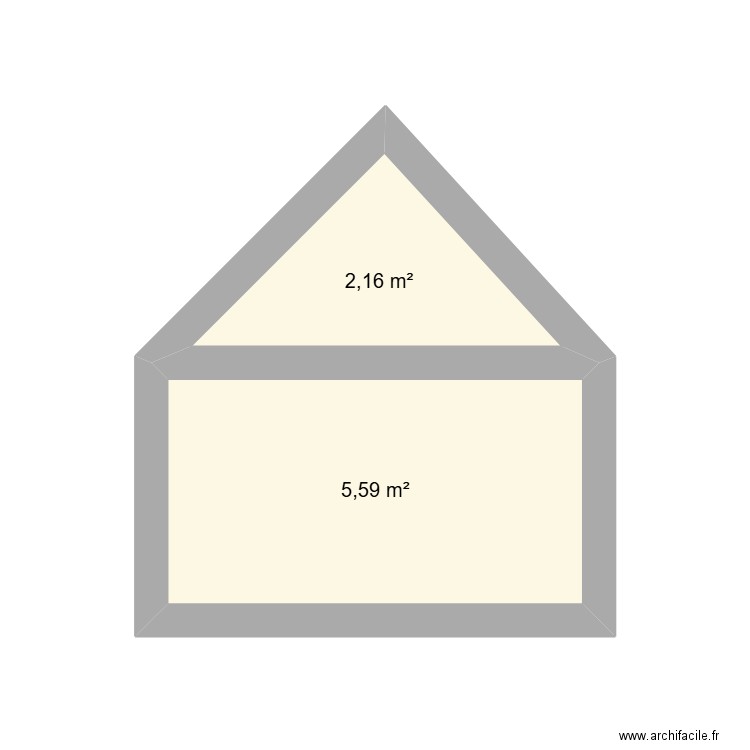 yann. Plan de 2 pièces et 8 m2