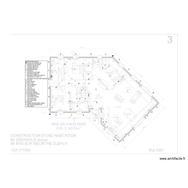 ebersold elec. Plan de 0 pièce et 0 m2