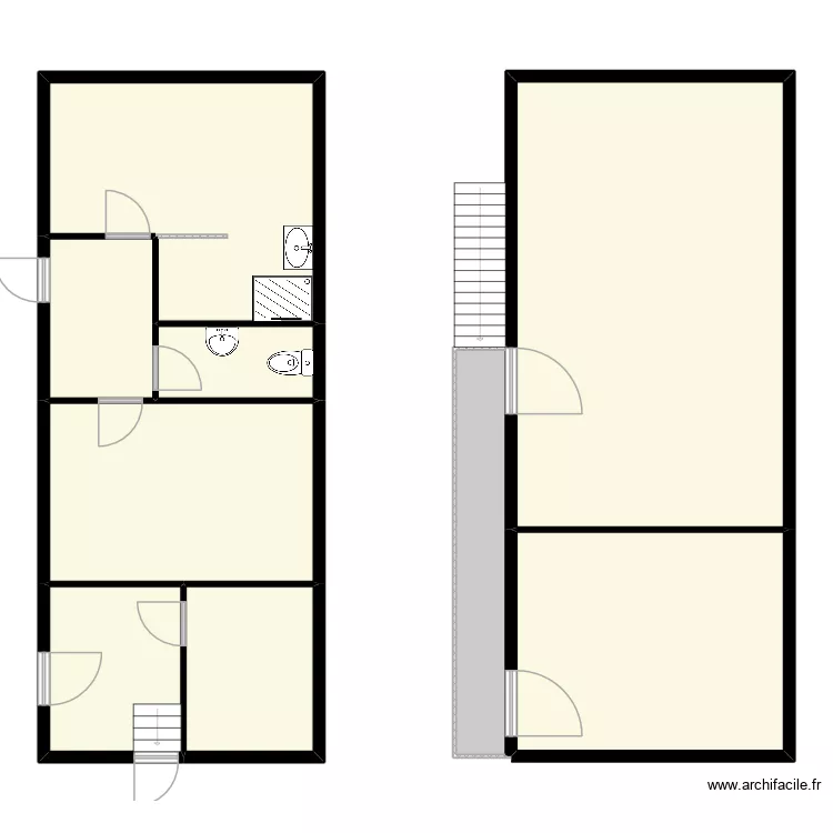 Croquis Meyer Slips 2. Plan de 9  et 194 m²
