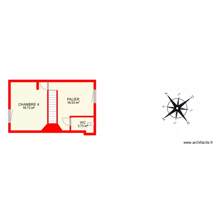 Plan Bouaye. Plan de 20  et 227 m²