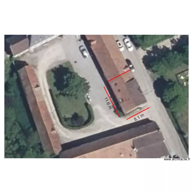 VUE TOITURE RUPEMBERT. Plan de 