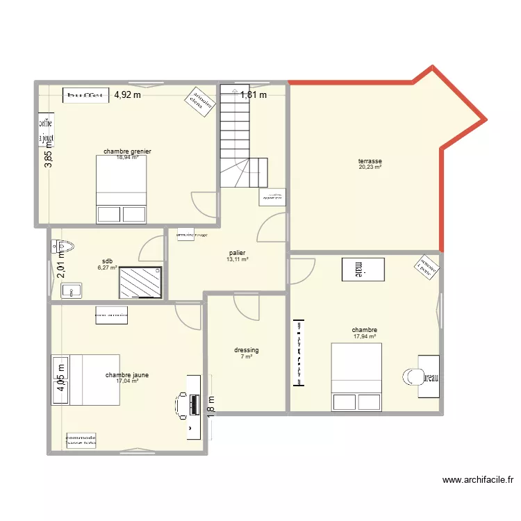 maison braine 1. Plan de 0 pièce et 0 m2
