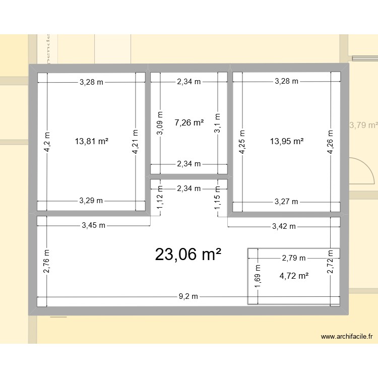 St Martin - Plan bastide. Plan de 0 pièce et 0 m2