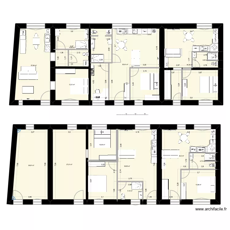 plan en cours. Plan de 14 et 305 m² plan en cours. Plan de 14 et 305 m²