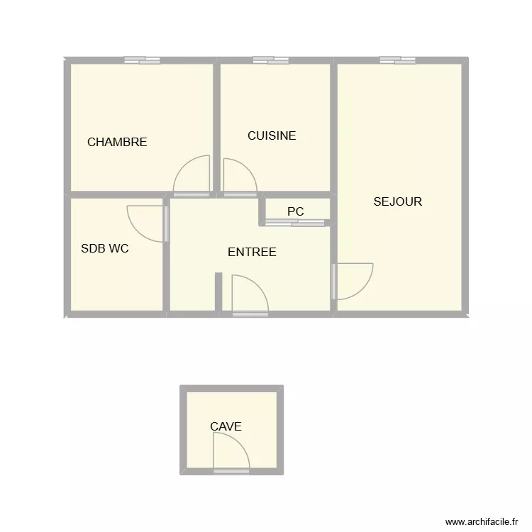 ALLAIS AIMARGUES. Plan de 7 et 27 m² ALLAIS AIMARGUES. Plan de 7 et 27 m²