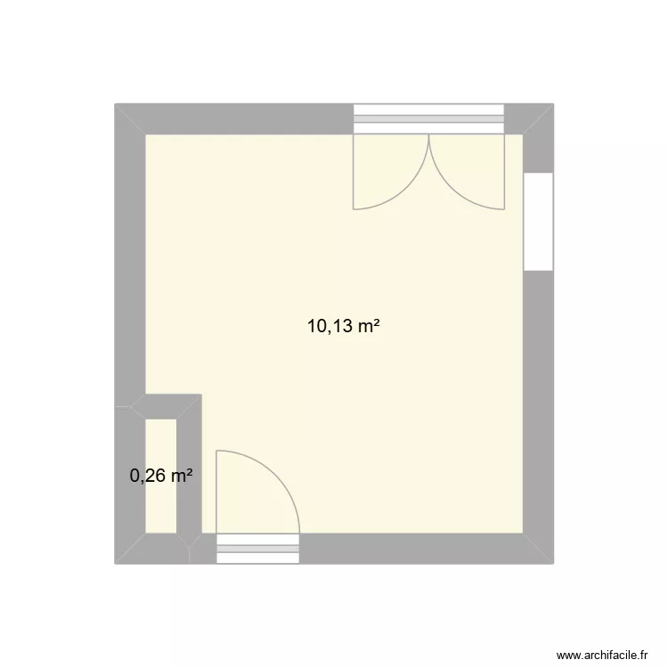 cuisine MF. Plan de 2 Pièces et 10 m² cuisine MF. Plan de 2 Pièces et 10 m²
