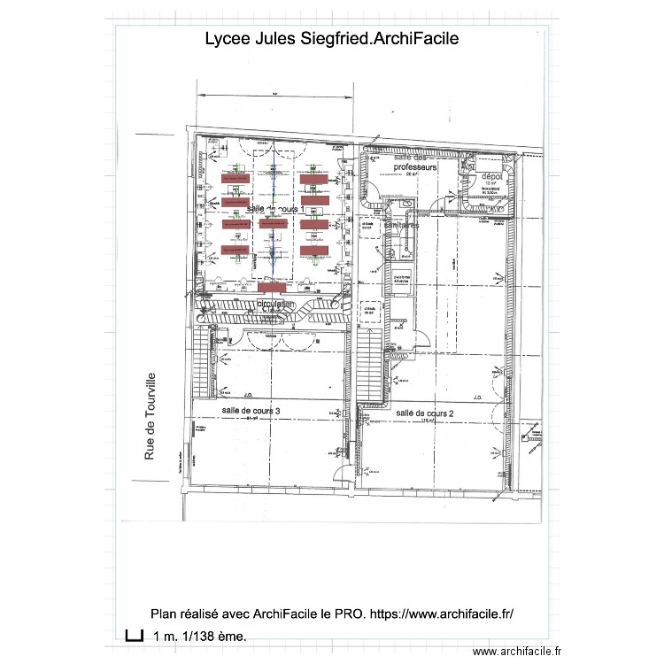Lycée Jules SIEGFRIED LE HAVRE acoustique. Plan de 0 pièce et 0 m2