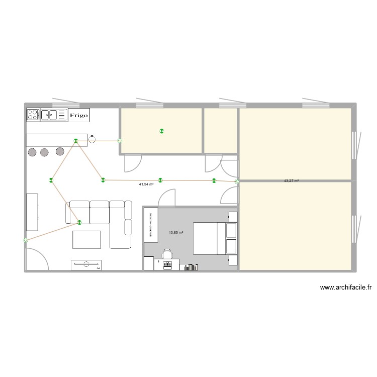 plan nelson. Plan de 0 pièce et 0 m2
