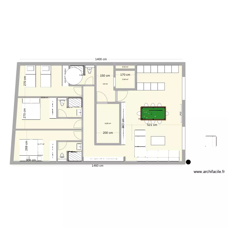 PLAN CHAMBRES JOFFRE V2. Plan de 