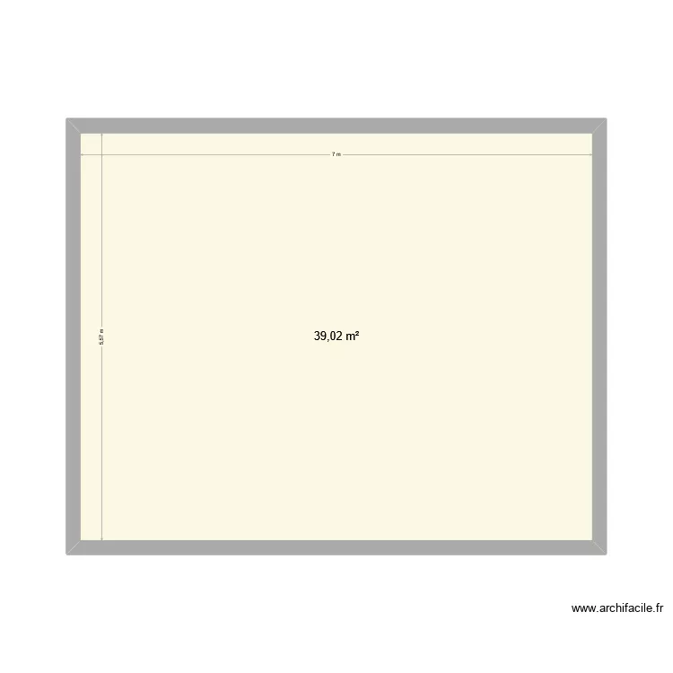 Issambres 1. Plan de 1  et 39 m²