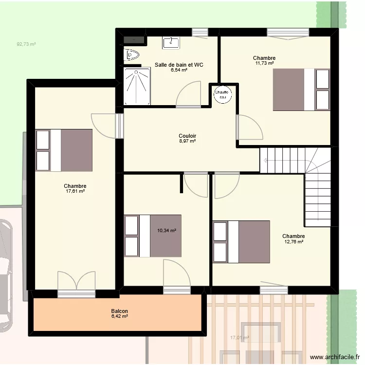 EL BARIAKI villa 8 3 ch. Plan de 24 pièces et 468 m²