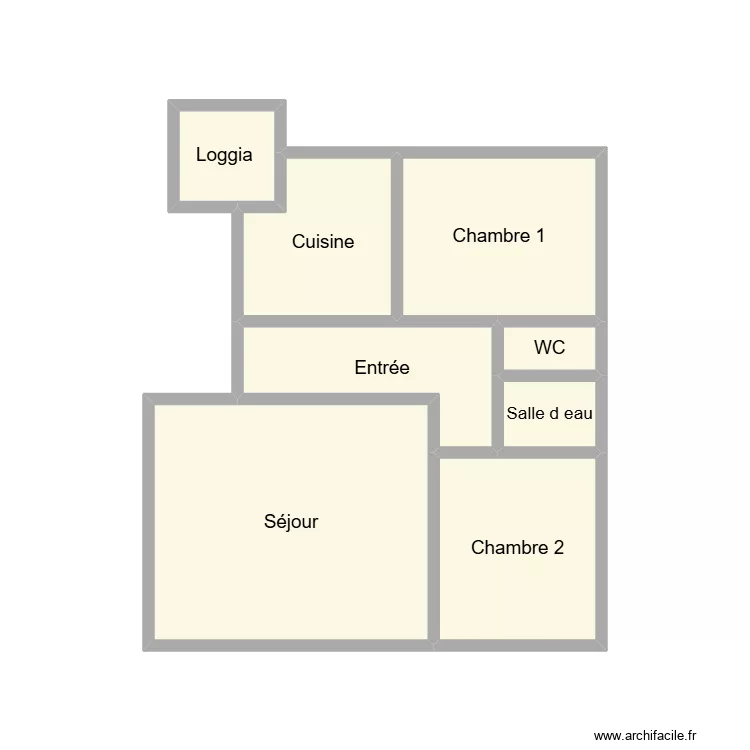2512 TUAL. Plan de 8 pièces et 17 m²