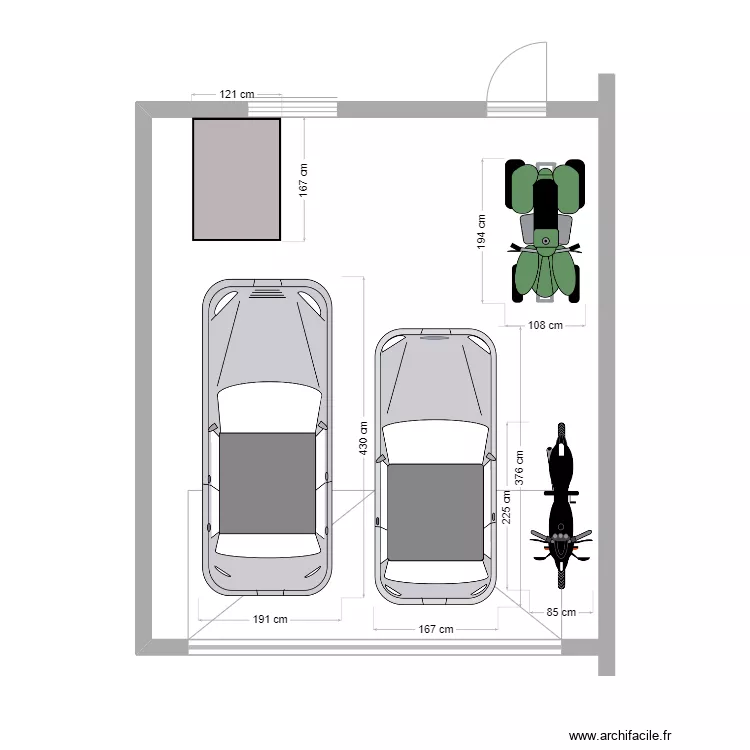 Garage Am&eacute;nag&eacute;. Plan de 
