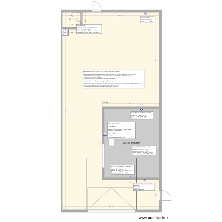 St-Apollinaire VO - Instructions. Plan de 2 pièces et 153 m2