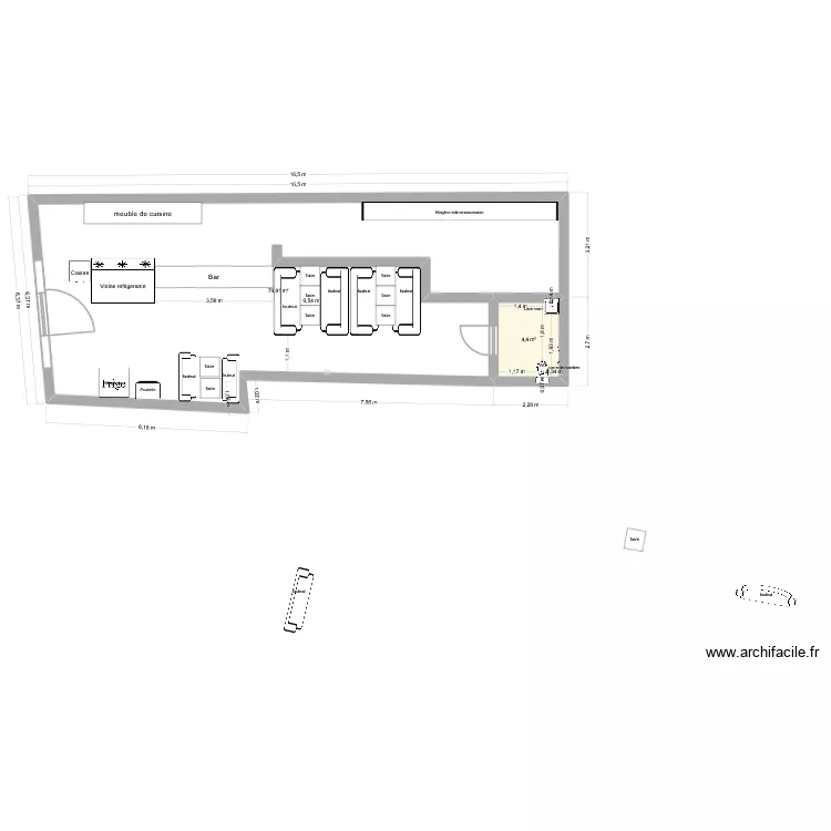Stadllman. Plan de 2  et 84 m²