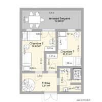 Fleury Maison 1 bergerie rez de chaussée projet 2