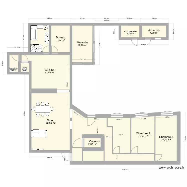 maison_extension_4. Plan de 14 et 159 m² maison_extension_4. Plan de 14 et 159 m²