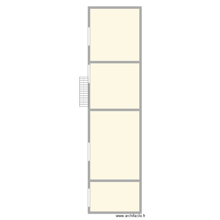 Bissegem - landgebouw. Plan de 3 pièces et 178 m2
