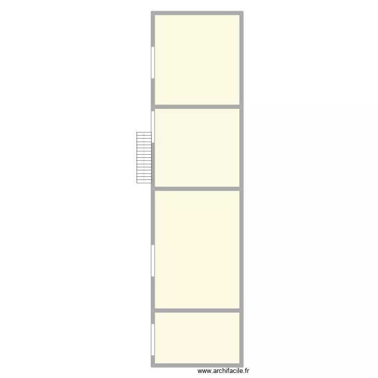 Bissegem - landgebouw. Plan de 