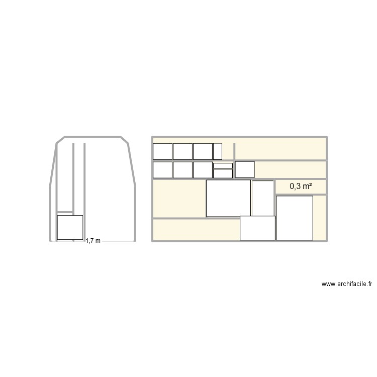 palis. Plan de 7 pièces et 7 m2
